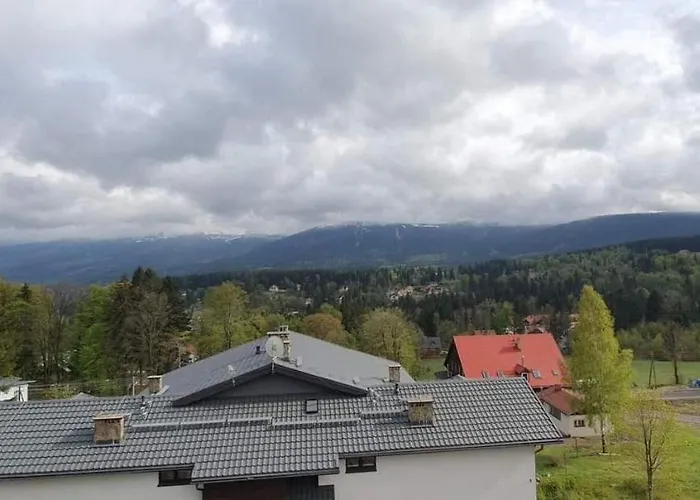 Widok Karkonosze * シクラルスカ・ポレンバ